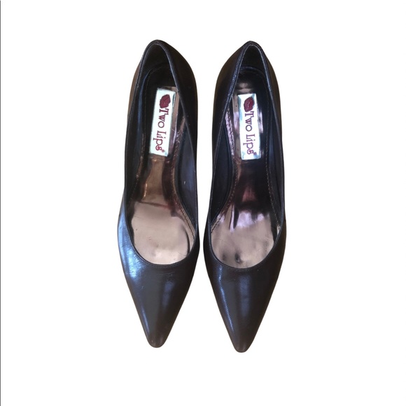 Two Lips Leather Heels (like new) - Picture 2 of 6